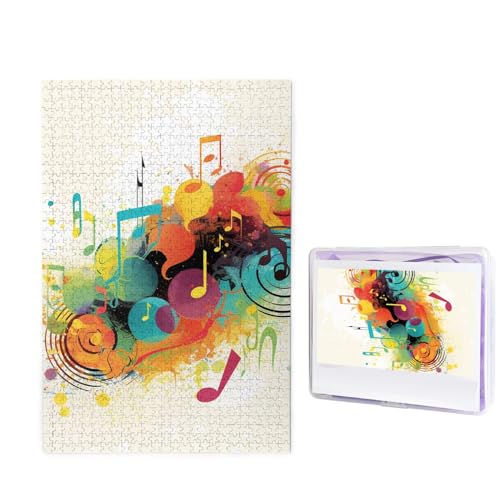 Puzzle 1000 Teile Holzpuzzle Abstrakte Musik Themed Fotopuzzle Personalisiertes Bilderpuzzle für Erwachsene Benutzerdefinierte Puzzles Herausfordernde Puzzles für Familie Hochzeitsgeschenk Puzzle 1000 Teile Holzpuzzle Abstrakte Musik Themed Fotopuzzle Personalisiertes Bilderpuzzle für Erwachsene Benutzerdefinierte Puzzles Herausfordernde Puzzles für Familie Hochzeitsgeschenk von LPSRTWE