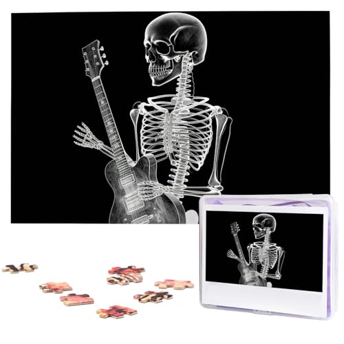 Puzzle 1000 Teile Holzpuzzle Abstraktes Totenkopf-Skelett Spielen Gitarre Fotopuzzle Personalisiertes Bilderpuzzle für Erwachsene Benutzerdefinierte Puzzles Herausfordernde Puzzles für Familie Puzzle 1000 Teile Holzpuzzle Abstraktes Totenkopf-Skelett Spielen Gitarre Fotopuzzle Personalisiertes Bilderpuzzle für Erwachsene Benutzerdefinierte Puzzles Herausfordernde Puzzles für Familie von LPSRTWE
