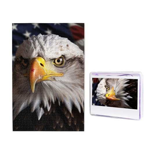 Puzzle 1000 Teile Holzpuzzle Amerika Flagge und Adler Fotopuzzle Personalisiertes Bilderpuzzle für Erwachsene Benutzerdefinierte Puzzles Herausfordernde Puzzles für Familie Hochzeitsgeschenk Puzzle 1000 Teile Holzpuzzle Amerika Flagge und Adler Fotopuzzle Personalisiertes Bilderpuzzle für Erwachsene Benutzerdefinierte Puzzles Herausfordernde Puzzles für Familie Hochzeitsgeschenk von LPSRTWE
