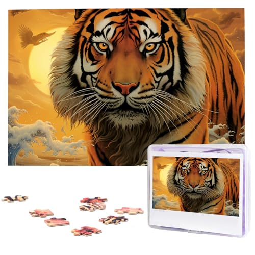Puzzle 1000 Teile Holzpuzzle Aufgehende Sonne Tiger Fotopuzzle Personalisiertes Bilderpuzzle für Erwachsene Benutzerdefinierte Puzzles Herausfordernde Puzzles für Familie Hochzeitsgeschenk Puzzle 1000 Teile Holzpuzzle Aufgehende Sonne Tiger Fotopuzzle Personalisiertes Bilderpuzzle für Erwachsene Benutzerdefinierte Puzzles Herausfordernde Puzzles für Familie Hochzeitsgeschenk von LPSRTWE