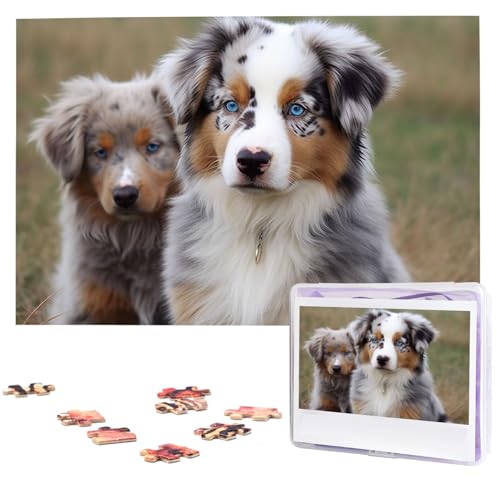 Puzzle 1000 Teile Holzpuzzle Australischer Schäferhund Fotopuzzle Personalisiertes Bilderpuzzle für Erwachsene Benutzerdefinierte Puzzles Herausfordernde Puzzles für Familie Hochzeitsgeschenk Puzzle 1000 Teile Holzpuzzle Australischer Schäferhund Fotopuzzle Personalisiertes Bilderpuzzle für Erwachsene Benutzerdefinierte Puzzles Herausfordernde Puzzles für Familie Hochzeitsgeschenk von LPSRTWE