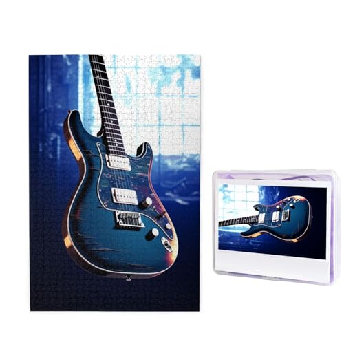 Puzzle 1000 Teile Holzpuzzle Blaue Gitarre Fotopuzzle Personalisiertes Bilderpuzzle für Erwachsene Benutzerdefinierte Puzzles Herausfordernde Puzzles für Familie Hochzeitsgeschenk Puzzle 1000 Teile Holzpuzzle Blaue Gitarre Fotopuzzle Personalisiertes Bilderpuzzle für Erwachsene Benutzerdefinierte Puzzles Herausfordernde Puzzles für Familie Hochzeitsgeschenk von LPSRTWE