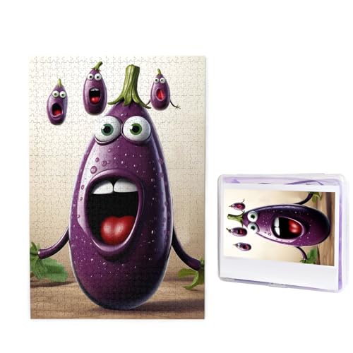Puzzle 1000 Teile Holzpuzzle Cartoon Aubergine Fotopuzzle Personalisiertes Bilderpuzzle für Erwachsene Benutzerdefinierte Puzzles Herausfordernde Puzzles für Familie Hochzeitsgeschenk Puzzle 1000 Teile Holzpuzzle Cartoon Aubergine Fotopuzzle Personalisiertes Bilderpuzzle für Erwachsene Benutzerdefinierte Puzzles Herausfordernde Puzzles für Familie Hochzeitsgeschenk von LPSRTWE