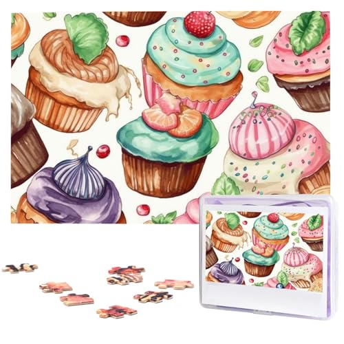 Puzzle 1000 Teile Holzpuzzle Cupcakes Donuts Muffins Zucker Fotopuzzle Personalisiertes Bilderpuzzle für Erwachsene Benutzerdefinierte Puzzles Herausfordernde Puzzles für Familie Hochzeitsgeschenk Puzzle 1000 Teile Holzpuzzle Cupcakes Donuts Muffins Zucker Fotopuzzle Personalisiertes Bilderpuzzle für Erwachsene Benutzerdefinierte Puzzles Herausfordernde Puzzles für Familie Hochzeitsgeschenk von LPSRTWE