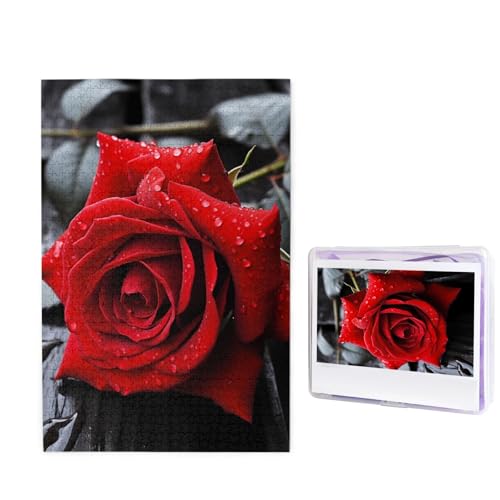 Puzzle 1000 Teile Holzpuzzle Eine Rote Rose Fotopuzzle Personalisiertes Bilderpuzzle für Erwachsene Benutzerdefinierte Puzzles Herausfordernde Puzzles für Familie Hochzeitsgeschenk Puzzle 1000 Teile Holzpuzzle Eine Rote Rose Fotopuzzle Personalisiertes Bilderpuzzle für Erwachsene Benutzerdefinierte Puzzles Herausfordernde Puzzles für Familie Hochzeitsgeschenk von LPSRTWE