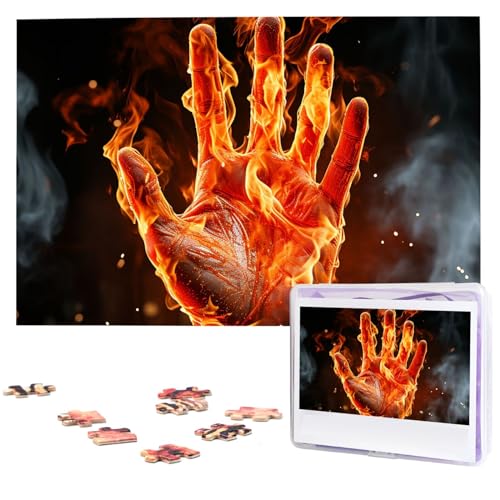 Puzzle 1000 Teile Holzpuzzle Feuer Flamme Hand Fotopuzzle Personalisiertes Bilderpuzzle für Erwachsene Benutzerdefinierte Puzzles Herausfordernde Puzzles für Familie Hochzeitsgeschenk Puzzle 1000 Teile Holzpuzzle Feuer Flamme Hand Fotopuzzle Personalisiertes Bilderpuzzle für Erwachsene Benutzerdefinierte Puzzles Herausfordernde Puzzles für Familie Hochzeitsgeschenk von LPSRTWE