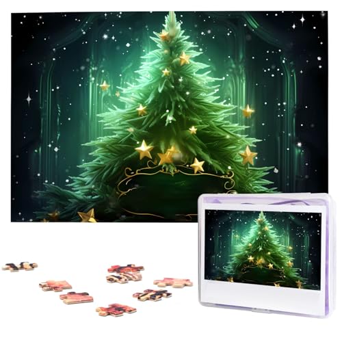 Puzzle 1000 Teile Holzpuzzle Grüner Weihnachtsbaum Fotopuzzle Personalisiertes Bilderpuzzle für Erwachsene Benutzerdefinierte Puzzles Herausfordernde Puzzles für Familie Hochzeitsgeschenk Puzzle 1000 Teile Holzpuzzle Grüner Weihnachtsbaum Fotopuzzle Personalisiertes Bilderpuzzle für Erwachsene Benutzerdefinierte Puzzles Herausfordernde Puzzles für Familie Hochzeitsgeschenk von LPSRTWE
