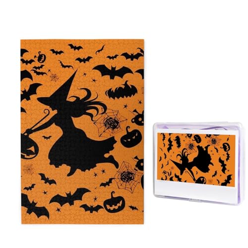 Puzzle 1000 Teile Holzpuzzle Halloween Hexe fliegende Fotopuzzle Personalisiertes Bilderpuzzle für Erwachsene Benutzerdefinierte Puzzles Herausfordernde Puzzles für Familie Hochzeitsgeschenk Puzzle 1000 Teile Holzpuzzle Halloween Hexe fliegende Fotopuzzle Personalisiertes Bilderpuzzle für Erwachsene Benutzerdefinierte Puzzles Herausfordernde Puzzles für Familie Hochzeitsgeschenk von LPSRTWE