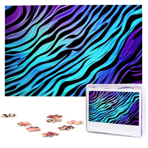 Puzzle 1000 Teile Holzpuzzle Lila Camouflage Zebra Streifen Fotopuzzle Personalisiertes Bilderpuzzle für Erwachsene Benutzerdefinierte Puzzles Herausfordernde Puzzles für Familie Hochzeitsgeschenk Puzzle 1000 Teile Holzpuzzle Lila Camouflage Zebra Streifen Fotopuzzle Personalisiertes Bilderpuzzle für Erwachsene Benutzerdefinierte Puzzles Herausfordernde Puzzles für Familie Hochzeitsgeschenk von LPSRTWE