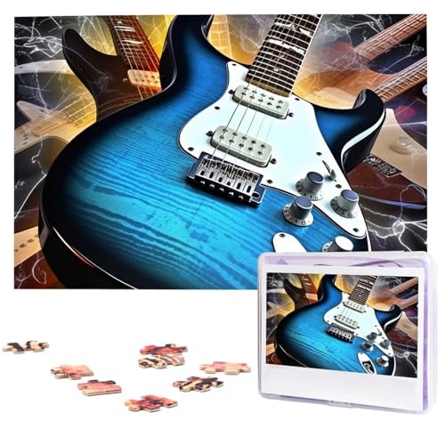 Puzzle 1000 Teile Holzpuzzle Magische E-Gitarre Musik Fotopuzzle Personalisiertes Bilderpuzzle für Erwachsene Benutzerdefinierte Puzzles Herausfordernde Puzzles für Familie Hochzeitsgeschenk Puzzle 1000 Teile Holzpuzzle Magische E-Gitarre Musik Fotopuzzle Personalisiertes Bilderpuzzle für Erwachsene Benutzerdefinierte Puzzles Herausfordernde Puzzles für Familie Hochzeitsgeschenk von LPSRTWE