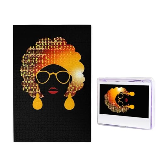 Puzzle 1000 Teile Holzpuzzle Niedliche afrikanische Frau Fotopuzzle Personalisiertes Bilderpuzzle für Erwachsene Benutzerdefinierte Puzzles Herausfordernde Puzzles für Familie Hochzeitsgeschenk Puzzle 1000 Teile Holzpuzzle Niedliche afrikanische Frau Fotopuzzle Personalisiertes Bilderpuzzle für Erwachsene Benutzerdefinierte Puzzles Herausfordernde Puzzles für Familie Hochzeitsgeschenk von LPSRTWE