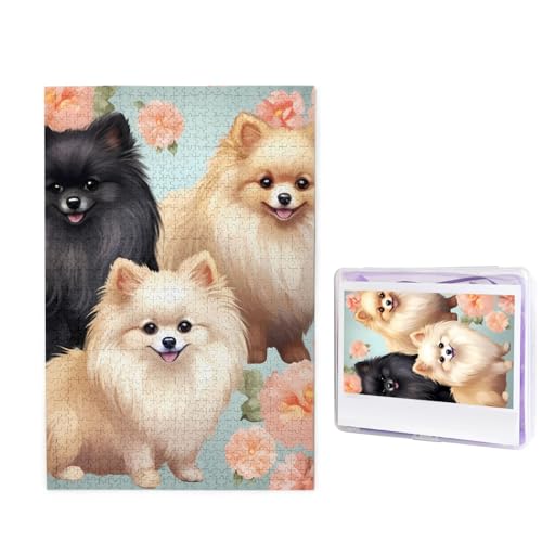 Puzzle 1000 Teile Holzpuzzle Pomeranians Muster Fotopuzzle Personalisiertes Bilderpuzzle für Erwachsene Benutzerdefinierte Puzzles Herausfordernde Puzzles für Familie Hochzeitsgeschenk Puzzle 1000 Teile Holzpuzzle Pomeranians Muster Fotopuzzle Personalisiertes Bilderpuzzle für Erwachsene Benutzerdefinierte Puzzles Herausfordernde Puzzles für Familie Hochzeitsgeschenk von LPSRTWE