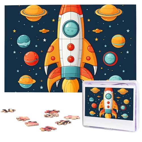 Puzzle 1000 Teile Holzpuzzle Rakete Clipart Raumschiff Fotopuzzle Personalisiertes Bilderpuzzle für Erwachsene Benutzerdefinierte Puzzles Herausfordernde Puzzles für Familie Hochzeitsgeschenk Puzzle 1000 Teile Holzpuzzle Rakete Clipart Raumschiff Fotopuzzle Personalisiertes Bilderpuzzle für Erwachsene Benutzerdefinierte Puzzles Herausfordernde Puzzles für Familie Hochzeitsgeschenk von LPSRTWE