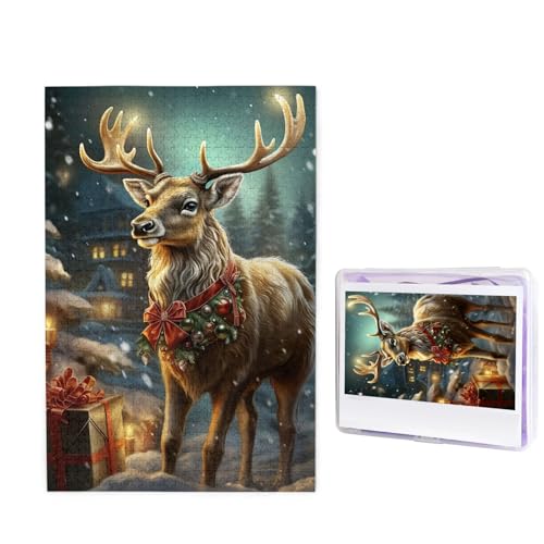 Puzzle 1000 Teile Holzpuzzle Rentier Fotopuzzle Personalisiertes Bilderpuzzle für Erwachsene Benutzerdefinierte Puzzles Herausfordernde Puzzles für Familie Hochzeitsgeschenk Puzzle 1000 Teile Holzpuzzle Rentier Fotopuzzle Personalisiertes Bilderpuzzle für Erwachsene Benutzerdefinierte Puzzles Herausfordernde Puzzles für Familie Hochzeitsgeschenk von LPSRTWE