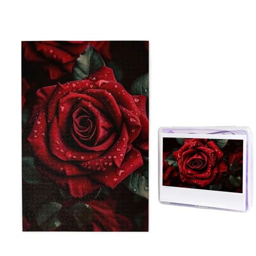 Puzzle 1000 Teile Holzpuzzle Rote Rose Fotopuzzle Personalisiertes Bilderpuzzle für Erwachsene Benutzerdefinierte Puzzles Herausfordernde Puzzles für Familie Hochzeitsgeschenk Puzzle 1000 Teile Holzpuzzle Rote Rose Fotopuzzle Personalisiertes Bilderpuzzle für Erwachsene Benutzerdefinierte Puzzles Herausfordernde Puzzles für Familie Hochzeitsgeschenk von LPSRTWE