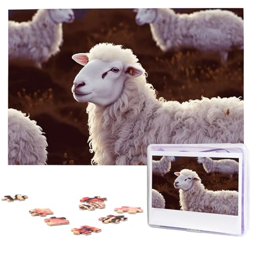 Puzzle 1000 Teile Holzpuzzle Schaf Fotopuzzle Personalisiertes Bilderpuzzle für Erwachsene Benutzerdefinierte Puzzles Herausfordernde Puzzles für Familie Hochzeitsgeschenk Puzzle 1000 Teile Holzpuzzle Schaf Fotopuzzle Personalisiertes Bilderpuzzle für Erwachsene Benutzerdefinierte Puzzles Herausfordernde Puzzles für Familie Hochzeitsgeschenk von LPSRTWE