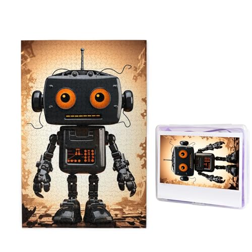Puzzle 1000 Teile Holzpuzzle Schwarzer Roboter Fotopuzzle Personalisiertes Bilderpuzzle für Erwachsene Benutzerdefinierte Puzzles Herausfordernde Puzzles für Familie Hochzeitsgeschenk Puzzle 1000 Teile Holzpuzzle Schwarzer Roboter Fotopuzzle Personalisiertes Bilderpuzzle für Erwachsene Benutzerdefinierte Puzzles Herausfordernde Puzzles für Familie Hochzeitsgeschenk von LPSRTWE