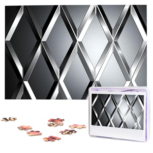 Puzzle 1000 Teile Holzpuzzle Silber Geometrische Figur Fotopuzzle Personalisiertes Bildpuzzle für Erwachsene Benutzerdefinierte Puzzles Herausfordernde Puzzles für Familie Hochzeitsgeschenk Puzzle 1000 Teile Holzpuzzle Silber Geometrische Figur Fotopuzzle Personalisiertes Bildpuzzle für Erwachsene Benutzerdefinierte Puzzles Herausfordernde Puzzles für Familie Hochzeitsgeschenk von LPSRTWE
