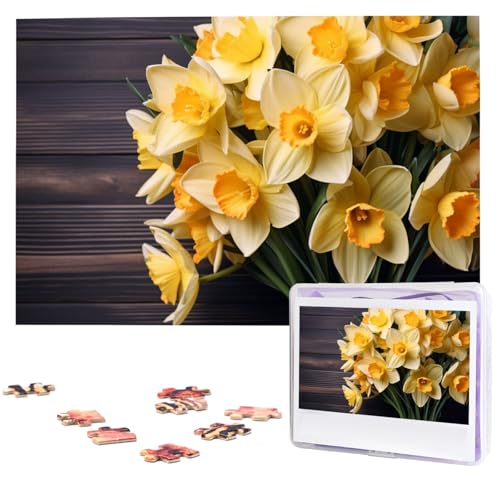 Puzzle 1000 Teile Holzpuzzle Strauß Narzissen Fotopuzzle Personalisiertes Bilderpuzzle für Erwachsene Benutzerdefinierte Puzzles Herausfordernde Puzzles für Familie Hochzeitsgeschenk Puzzle 1000 Teile Holzpuzzle Strauß Narzissen Fotopuzzle Personalisiertes Bilderpuzzle für Erwachsene Benutzerdefinierte Puzzles Herausfordernde Puzzles für Familie Hochzeitsgeschenk von LPSRTWE