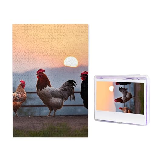 Puzzle 1000 Teile Holzpuzzle Tier Hühner Fotopuzzle Personalisiertes Bilderpuzzle für Erwachsene Benutzerdefinierte Puzzles Herausfordernde Puzzles für Familie Hochzeitsgeschenk Puzzle 1000 Teile Holzpuzzle Tier Hühner Fotopuzzle Personalisiertes Bilderpuzzle für Erwachsene Benutzerdefinierte Puzzles Herausfordernde Puzzles für Familie Hochzeitsgeschenk von LPSRTWE
