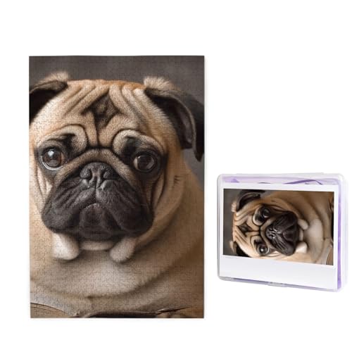 Puzzle 1000 Teile Holzpuzzle Tier Mops Hund Fotopuzzle Personalisiertes Bilderpuzzle für Erwachsene Benutzerdefinierte Puzzles Herausfordernde Puzzles für Familie Hochzeitsgeschenk Puzzle 1000 Teile Holzpuzzle Tier Mops Hund Fotopuzzle Personalisiertes Bilderpuzzle für Erwachsene Benutzerdefinierte Puzzles Herausfordernde Puzzles für Familie Hochzeitsgeschenk von LPSRTWE