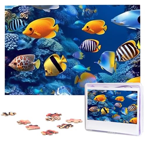 Puzzle 1000 Teile Holzpuzzle Tropische Fische Fotopuzzle Personalisiertes Bilderpuzzle für Erwachsene Benutzerdefinierte Puzzles Herausfordernde Puzzles für Familie Hochzeitsgeschenk Puzzle 1000 Teile Holzpuzzle Tropische Fische Fotopuzzle Personalisiertes Bilderpuzzle für Erwachsene Benutzerdefinierte Puzzles Herausfordernde Puzzles für Familie Hochzeitsgeschenk von LPSRTWE