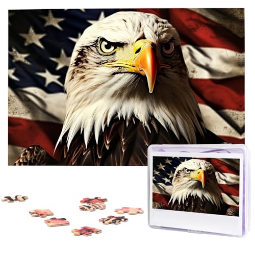 Puzzle 1000 Teile Holzpuzzle Weißkopfseeadler Flagge Veteranen Fotopuzzle Personalisiertes Bilderpuzzle für Erwachsene Benutzerdefinierte Puzzles Herausfordernde Puzzles für Familie Hochzeitsgeschenk Puzzle 1000 Teile Holzpuzzle Weißkopfseeadler Flagge Veteranen Fotopuzzle Personalisiertes Bilderpuzzle für Erwachsene Benutzerdefinierte Puzzles Herausfordernde Puzzles für Familie Hochzeitsgeschenk von LPSRTWE