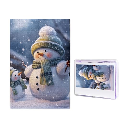 Puzzle 1000 Teile Holzpuzzle Winter Schneemann Fotopuzzle Personalisiertes Bilderpuzzle für Erwachsene Benutzerdefinierte Puzzles Herausfordernde Puzzles für Familie Hochzeitsgeschenk Puzzle 1000 Teile Holzpuzzle Winter Schneemann Fotopuzzle Personalisiertes Bilderpuzzle für Erwachsene Benutzerdefinierte Puzzles Herausfordernde Puzzles für Familie Hochzeitsgeschenk von LPSRTWE