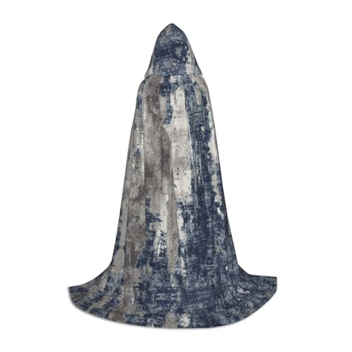 LPWTYCBV Abstrakter blauer Aufdruck, Kapuzenumhang für Teenager, bequemer und langlebiger Kostüm-Umhang für Halloween LPWTYCBV Abstrakter blauer Aufdruck, Kapuzenumhang für Teenager, bequemer und langlebiger Kostüm-Umhang für Halloween von LPWTYCBV