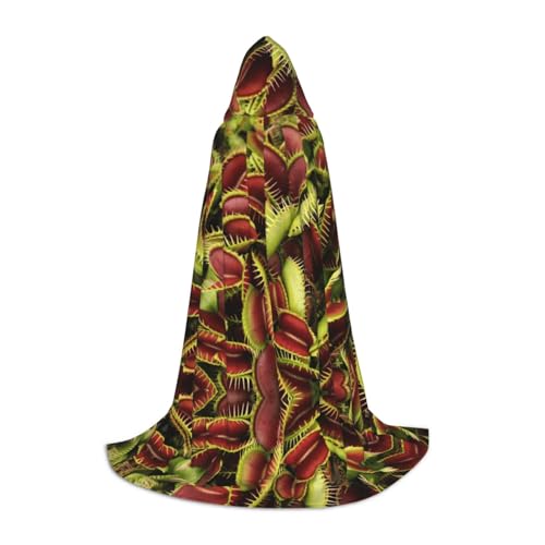 LPWTYCBV Carnivorous Plant Print Hooded Cape For Teers Comfortable And Durable Costume Cape For Halloween LPWTYCBV Carnivorous Plant Print Hooded Cape For Teers Comfortable And Durable Costume Cape For Halloween von LPWTYCBV