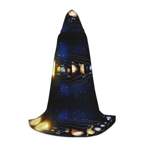 LPWTYCBV Exploring The Solar System Print Hooded Cape For Teenagers Comfortable And Durable Costume Cape For Halloween LPWTYCBV Exploring The Solar System Print Hooded Cape For Teenagers Comfortable And Durable Costume Cape For Halloween von LPWTYCBV
