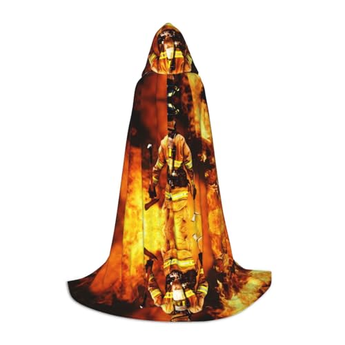 LPWTYCBV Feuerwehrmann Feuerwehrmann Flamme Druck Kapuzenumhang für Jugendliche Bequem und Langlebig Kostüm Umhang für Halloween LPWTYCBV Feuerwehrmann Feuerwehrmann Flamme Druck Kapuzenumhang für Jugendliche Bequem und Langlebig Kostüm Umhang für Halloween von LPWTYCBV