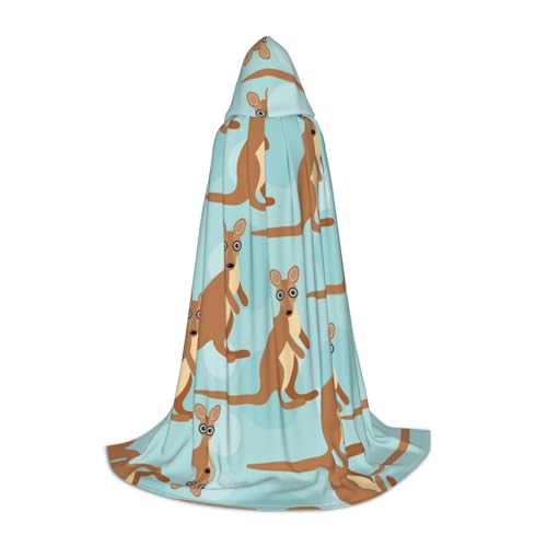 LPWTYCBV Funny For Kangaroo Zoo Print Hooded Cape For Teens Comfortable And Durable Costume Cape For Halloween LPWTYCBV Funny For Kangaroo Zoo Print Hooded Cape For Teens Comfortable And Durable Costume Cape For Halloween von LPWTYCBV