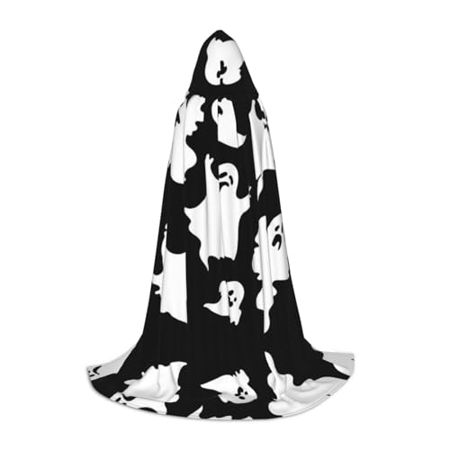 LPWTYCBV Halloween-Gothic-Druck, Kapuzenumhang für Teenager, bequemer und langlebiger Kostüm-Umhang für Halloween von LPWTYCBV
