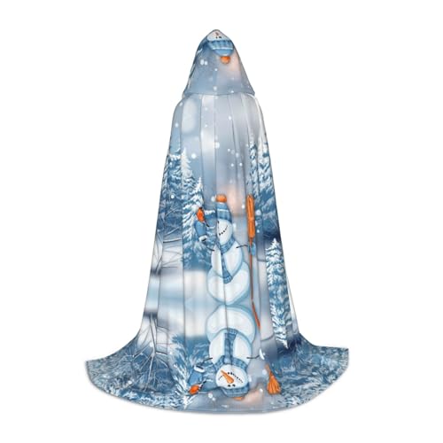 LPWTYCBV Hardworking Snowman Print Hooded Cape For Teers Comfortable And Durable Costume Cape For Halloween LPWTYCBV Hardworking Snowman Print Hooded Cape For Teers Comfortable And Durable Costume Cape For Halloween von LPWTYCBV