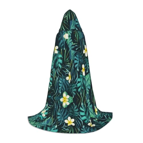 LPWTYCBV Hawaii-Print Kapuzenumhang für Teenager, bequemer und langlebiger Kostüm-Umhang für Halloween von LPWTYCBV