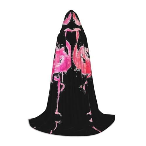 LPWTYCBV Ink Flamingos Print Kapuzenumhang für Jugendliche Bequem und Langlebig Kostüm Umhang für Halloween LPWTYCBV Ink Flamingos Print Kapuzenumhang für Jugendliche Bequem und Langlebig Kostüm Umhang für Halloween von LPWTYCBV