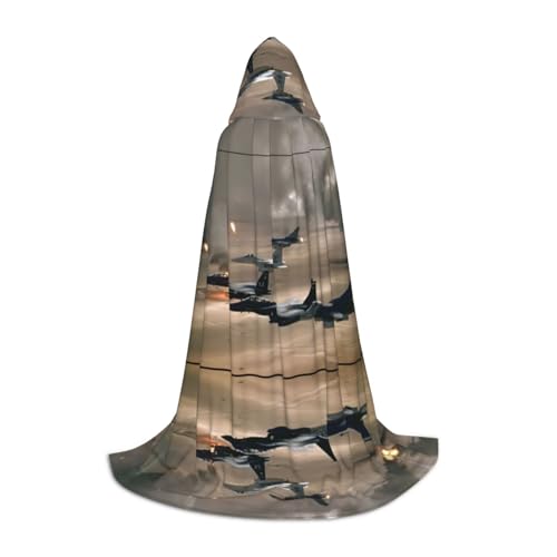LPWTYCBV Jet Fighter Print Kapuzenumhang für Jugendliche Bequem und Langlebig Kostüm Umhang für Halloween LPWTYCBV Jet Fighter Print Kapuzenumhang für Jugendliche Bequem und Langlebig Kostüm Umhang für Halloween von LPWTYCBV