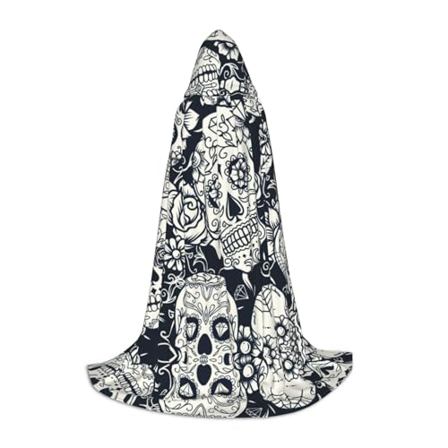 LPWTYCBV Kapuzenumhang mit Blumenmuster für Teenager, bequemer und langlebiger Kostüm-Umhang für Halloween LPWTYCBV Kapuzenumhang mit Blumenmuster für Teenager, bequemer und langlebiger Kostüm-Umhang für Halloween von LPWTYCBV