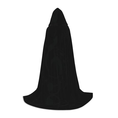 LPWTYCBV Kapuzenumhang mit Musik-Symbol-Druck, für Teenager, bequemer und langlebiger Kostüm-Umhang für Halloween LPWTYCBV Kapuzenumhang mit Musik-Symbol-Druck, für Teenager, bequemer und langlebiger Kostüm-Umhang für Halloween von LPWTYCBV