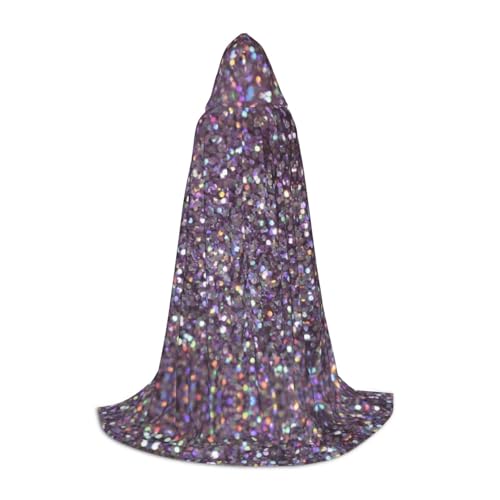 LPWTYCBV Kapuzenumhang mit Paillettenmuster für Teenager, bequemer und langlebiger Kostüm-Umhang für Halloween LPWTYCBV Kapuzenumhang mit Paillettenmuster für Teenager, bequemer und langlebiger Kostüm-Umhang für Halloween von LPWTYCBV