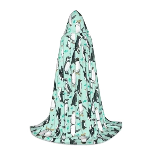 LPWTYCBV Kapuzenumhang mit süßem Pinguin-Druck, für Teenager, bequemer und langlebiger Kostüm-Umhang für Halloween LPWTYCBV Kapuzenumhang mit süßem Pinguin-Druck, für Teenager, bequemer und langlebiger Kostüm-Umhang für Halloween von LPWTYCBV