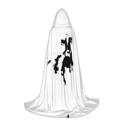LPWTYCBV Kuh in Schwarz und Weiß Druck Kapuzenumhang für Teenager Bequem und Langlebig Kostüm Umhang für Halloween LPWTYCBV Kuh in Schwarz und Weiß Druck Kapuzenumhang für Teenager Bequem und Langlebig Kostüm Umhang für Halloween von LPWTYCBV