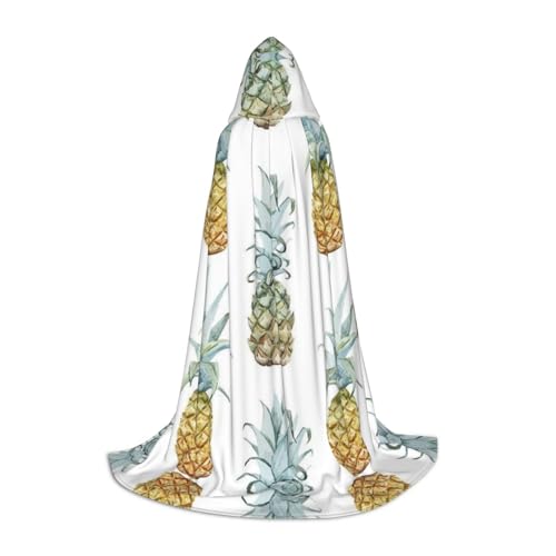 LPWTYCBV Modischer Ananas-Druck, Kapuzenumhang für Teenager, bequemer und langlebiger Kostüm-Umhang für Halloween LPWTYCBV Modischer Ananas-Druck, Kapuzenumhang für Teenager, bequemer und langlebiger Kostüm-Umhang für Halloween von LPWTYCBV