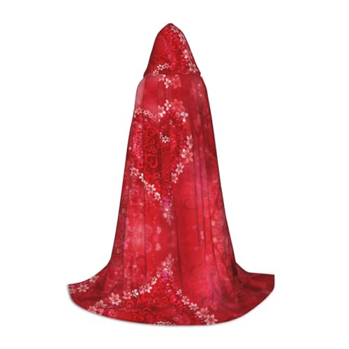 LPWTYCBV Umhang mit Kapuze zum Valentinstag, roter Herz-Blumendruck, für Teenager, bequemer und langlebiger Kostüm-Umhang für Halloween LPWTYCBV Umhang mit Kapuze zum Valentinstag, roter Herz-Blumendruck, für Teenager, bequemer und langlebiger Kostüm-Umhang für Halloween von LPWTYCBV
