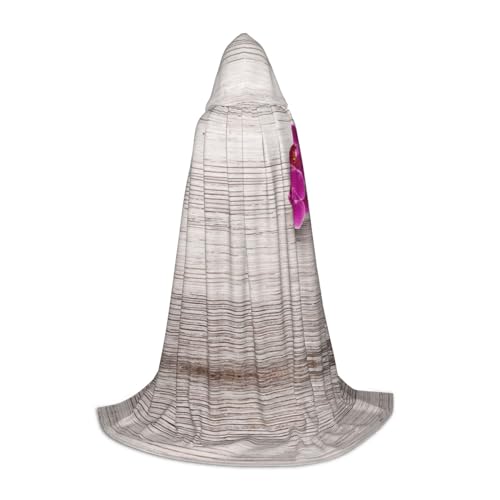 LPWTYCBV Umhang mit Orchideen-Print für Teenager, bequemer und langlebiger Kostüm-Umhang für Halloween von LPWTYCBV