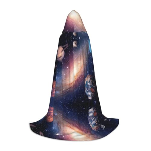 LPWTYCBV Universum Galaxie Weltraum Druck Kapuzenumhang für Jugendliche Bequem und Langlebig Kostüm Umhang für Halloween LPWTYCBV Universum Galaxie Weltraum Druck Kapuzenumhang für Jugendliche Bequem und Langlebig Kostüm Umhang für Halloween von LPWTYCBV