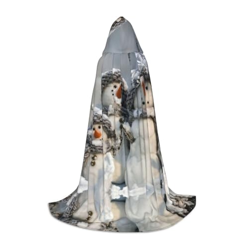 LPWTYCBV Weihnachtlicher Schneemann-Druck, Kapuzenumhang für Teenager, bequemer und langlebiger Kostüm-Umhang für Halloween LPWTYCBV Weihnachtlicher Schneemann-Druck, Kapuzenumhang für Teenager, bequemer und langlebiger Kostüm-Umhang für Halloween von LPWTYCBV