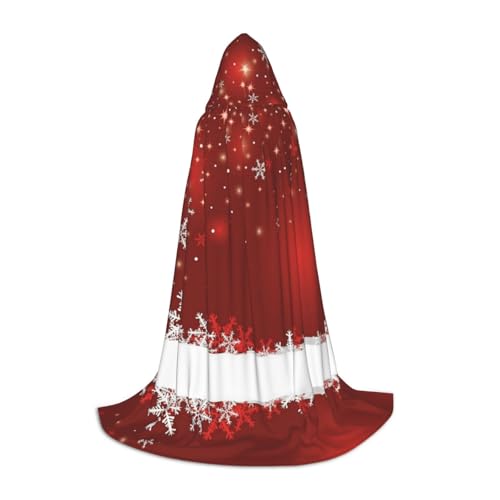 LPWTYCBV Weihnachtsdruck Kapuzenumhang für Jugendliche, bequemer und langlebiger Kostüm-Umhang für Halloween LPWTYCBV Weihnachtsdruck Kapuzenumhang für Jugendliche, bequemer und langlebiger Kostüm-Umhang für Halloween von LPWTYCBV