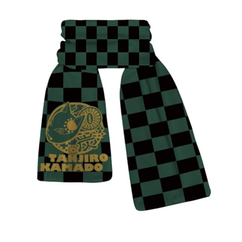 Demon Killing Scarf, Devil Killing Corps Figure Keep Warm Neckerchief, Kamados Frannel Soft Shawls Wraps Unisex Scarves (A) von LPXBHSW